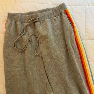 Kittenish size large rainbow joggers